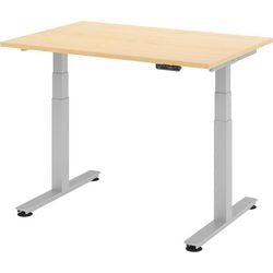 Escritorio de pie Bach hammerer 120x80x127cm arce plateado