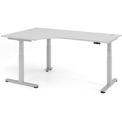 Escritorio de pie Bach hammerer gris 200x120x127