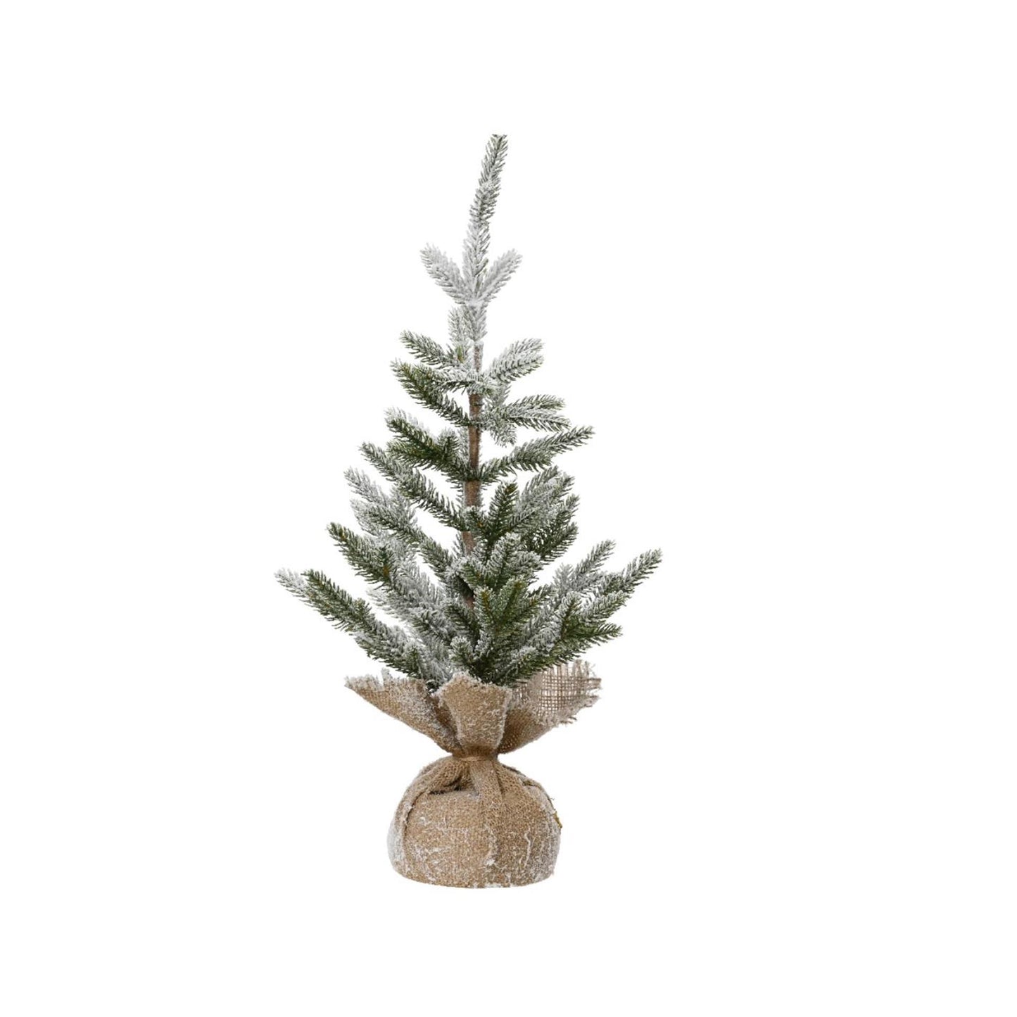 Decoris albero di Natale artificiale con neve ø30xh60cm