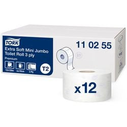 Toilet paper Tork T2 premium 3-layer white