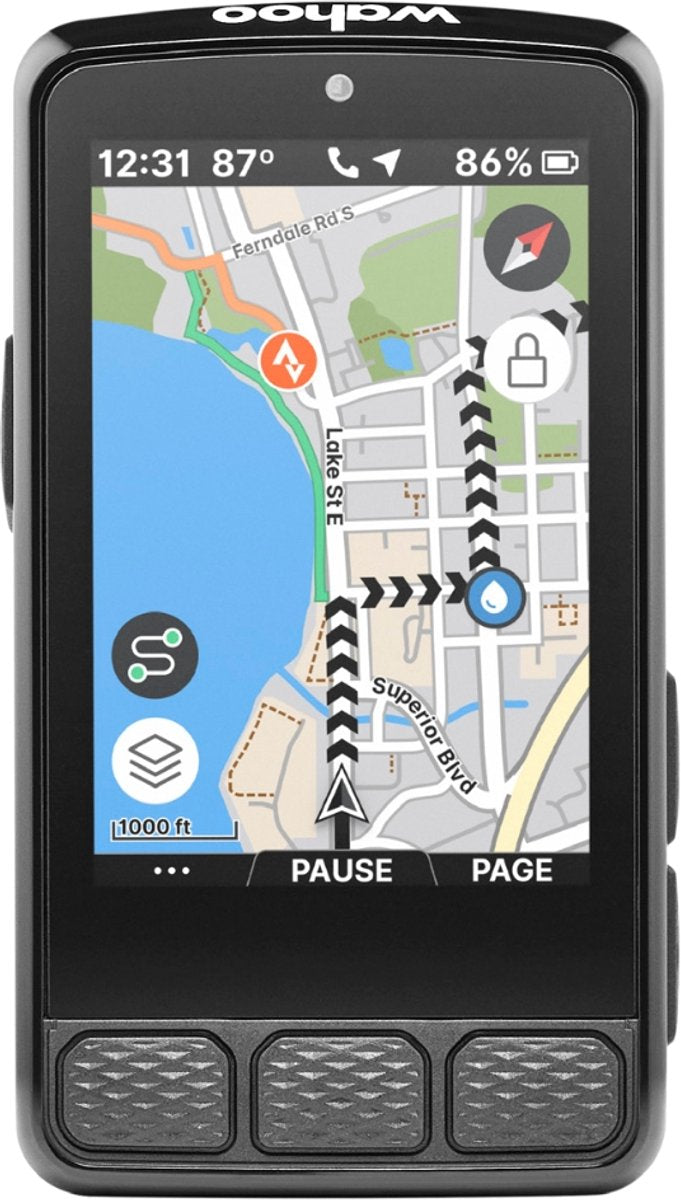 Computer da bicicletta Wahoo Elemnt Roam 3 trasparente