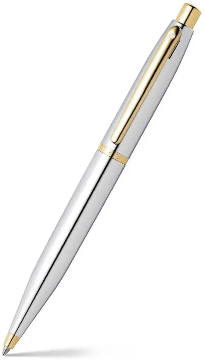 Penna a sfera Sheaffer vfm - e9422 - cromata lucida placcata oro - sf-e2942251