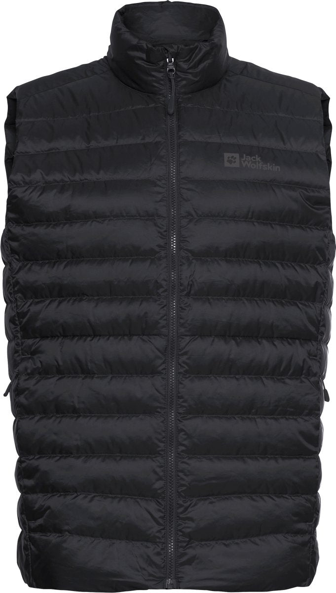 Jack wolfskin pilvi piumino m rds gilet da esterno da uomo-nero