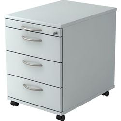 Bach mobile drawer unit signa ac 3 drawers 42.8 x 55.3 x 59 cm gray