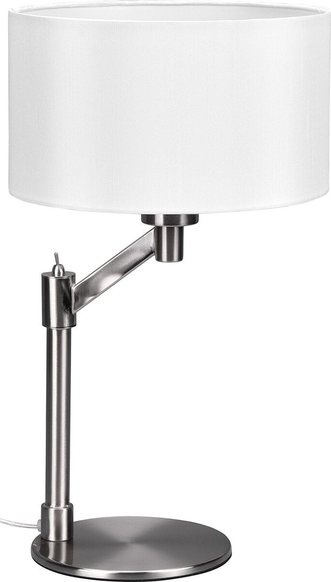 Trio cassio - tafellamp - nikkel mat - excl. 1x e27 4,9w