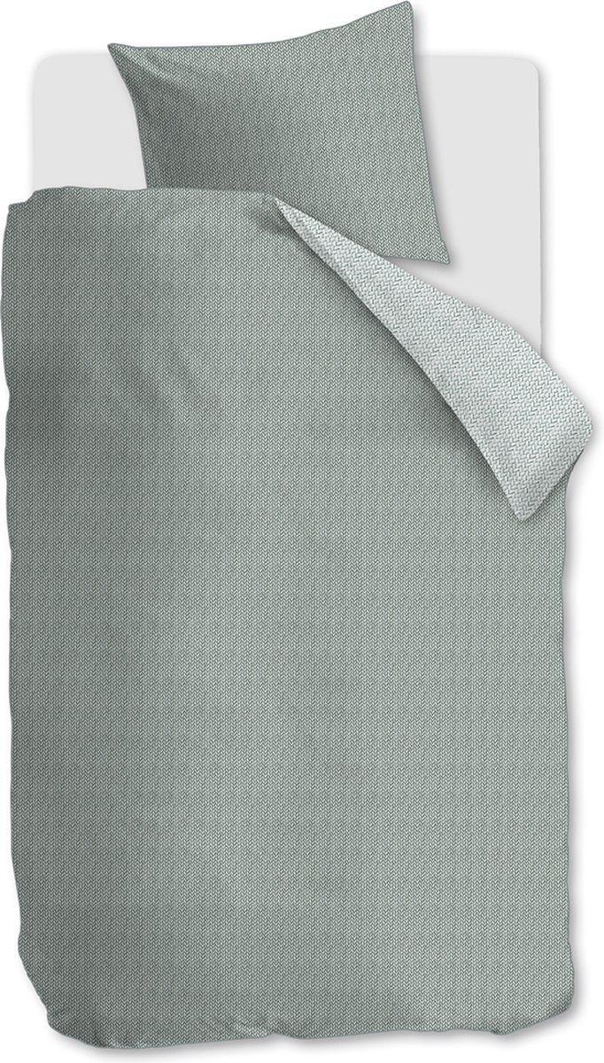 Copripiumino ritorto Riviera maison - singolo - 140x200 220 - grigio verde