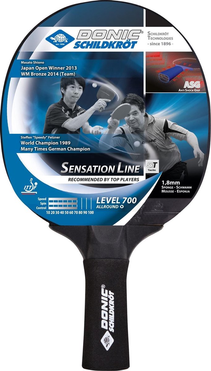 Donic Schildkrot Racchette da ping pong Donic Schildkrot - nero rosso