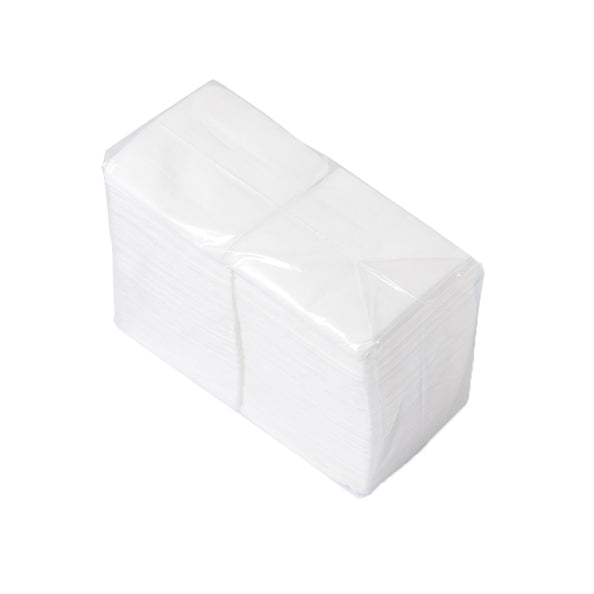 Servilleta blanca 24 x 24 cm (500 piezas)