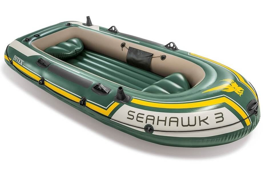 Intex Seahawk 3 Set - Barco inflable de tres personas