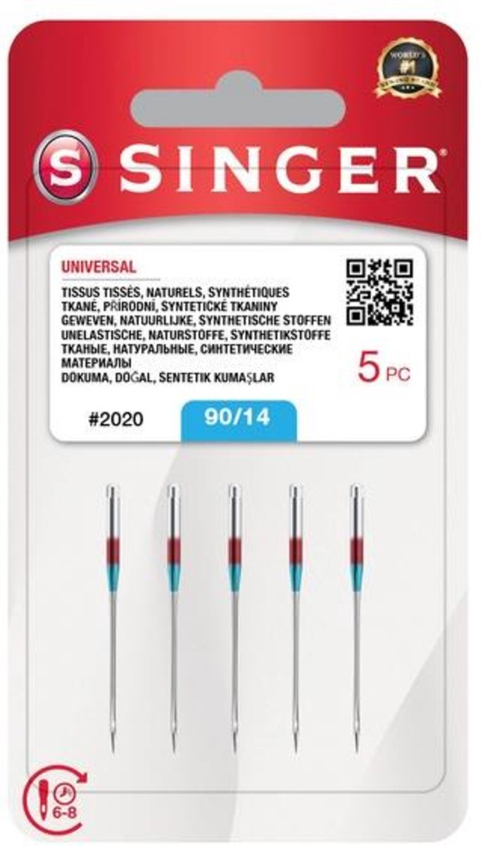 Singer universal 2020 90 (5 stuks) naalden