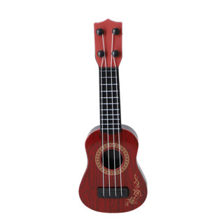 Altri marchi mini chitarra da 26 cm in legno marrone