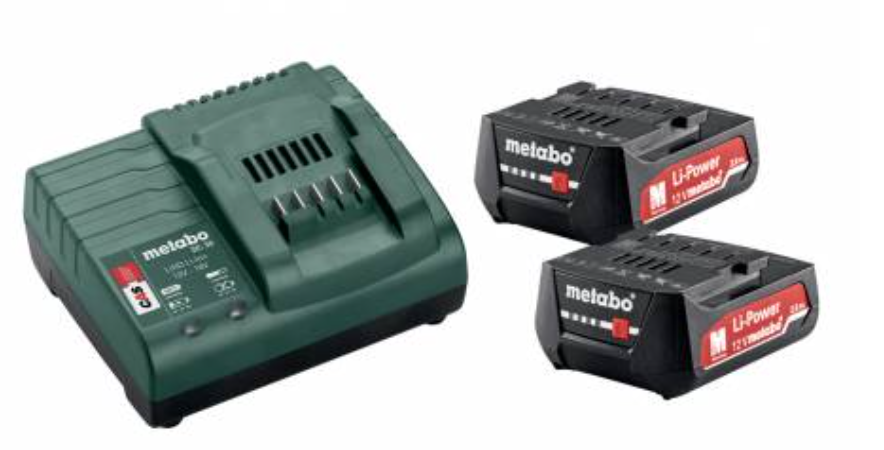 Kit base Metabo 12v | 2x2,0 ah - 685300000