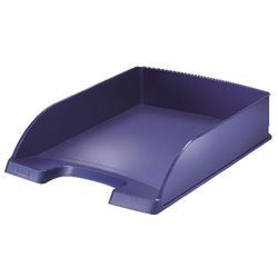 Bandeja para cartas estilo leitz azul