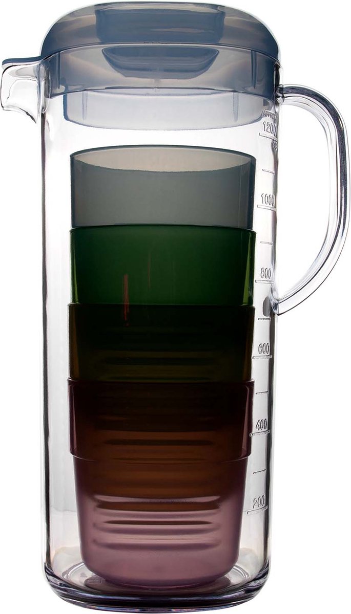Bo-camp - lata de limonada - con 4 vasos