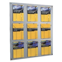 Supporto da parete per brochure Kerkmann focus 6204