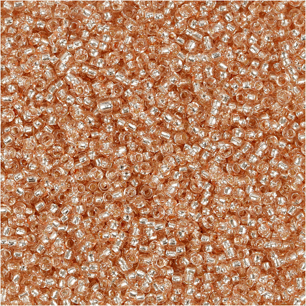 Perline Creativ Company, d 1,7 mm, misura 15 0, misura del buco 0,5-0,8 mm, pesca, 25 g 1 scatola