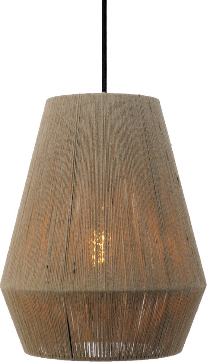 Eglo alderney hanglamp - e27 - ø 30 cm - zwart bruin