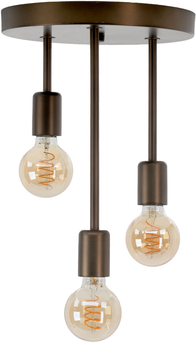 Lampada da soffitto Eglo Wilmcote - E27 - ø 28 cm - bronzo