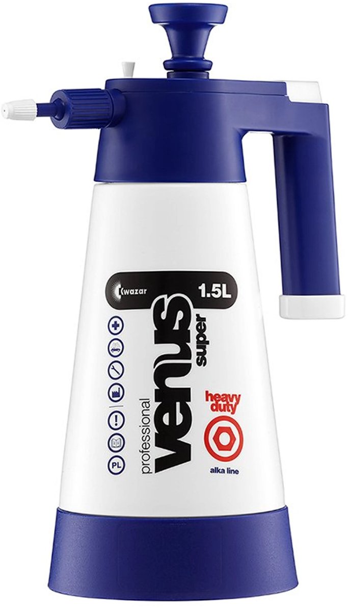 Pulverizador de bomba manual Kwazar purple venus super pro+ alka line - 1500ml