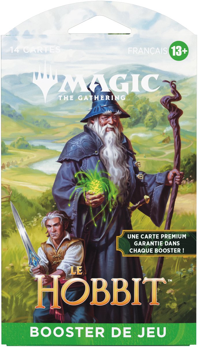 Magic il raduno booster de jeu magic: il raduno | lo hobbit | 1 busta (14 carte) | gioco di carte da collezione