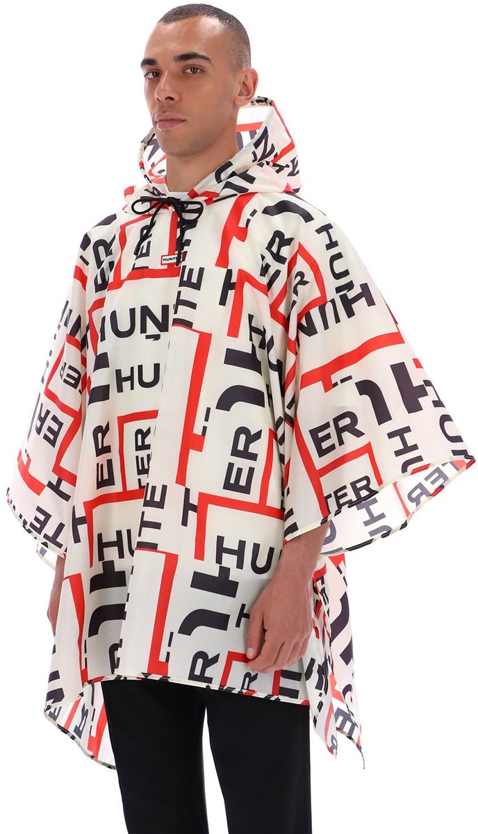 Hunter - poncho empacable estampado unisex aop - talla uno