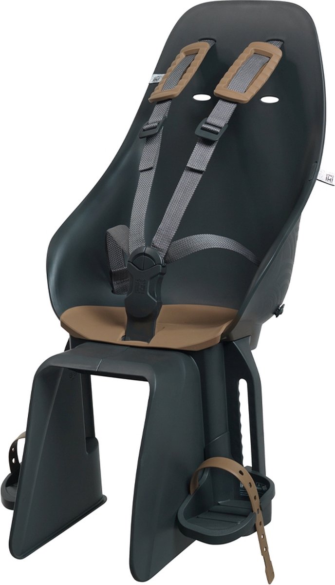 Urban iki achterzitje easyfix - bincho black kurumi brown