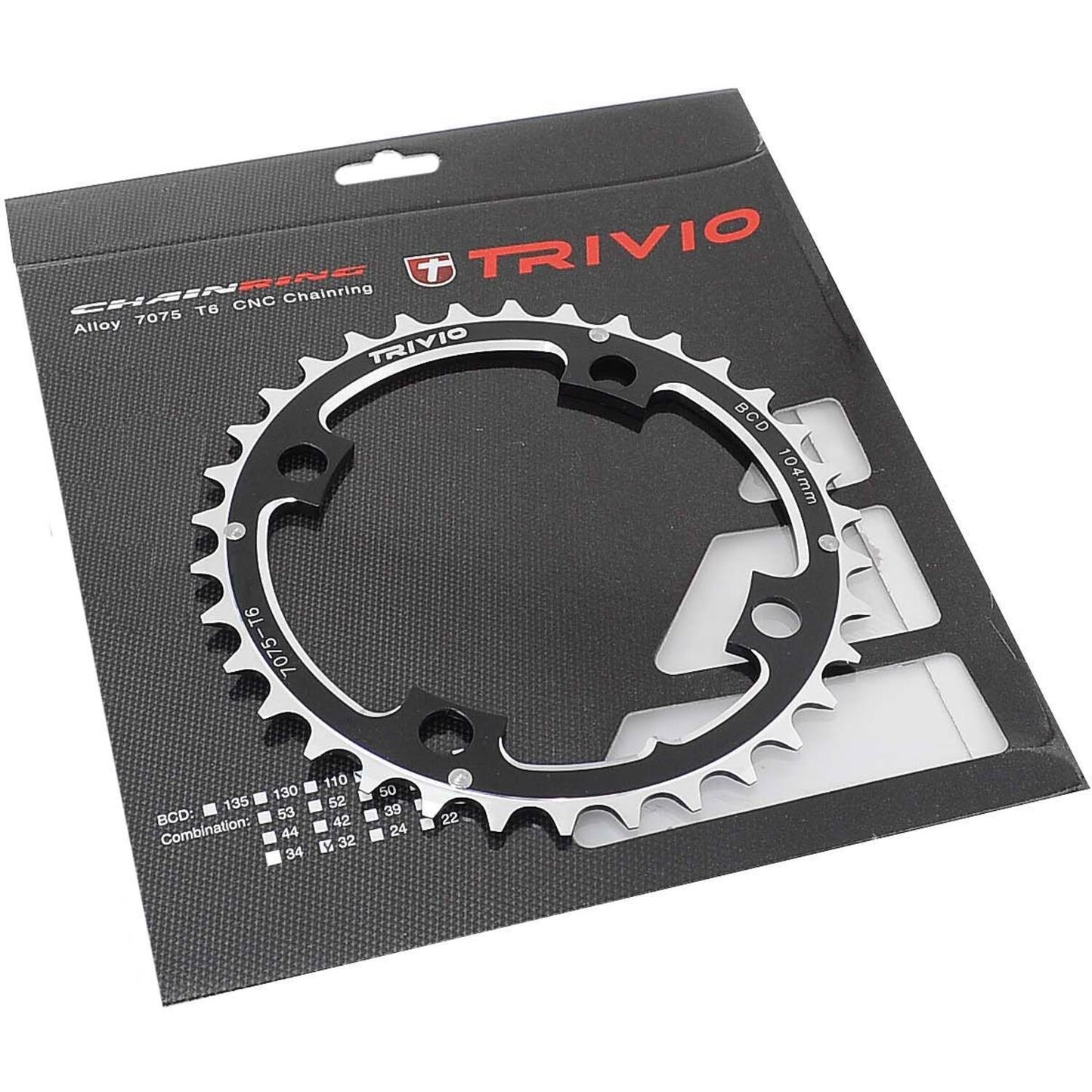 Trivio - Plato MTB 32d. 9 10 velocidades 104 bcd 4 brazos