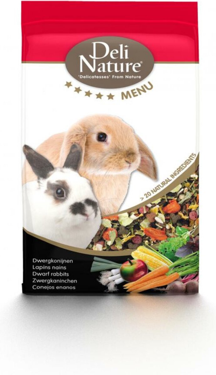 Deli natura menù 5 stelle coniglio nano 750 gr