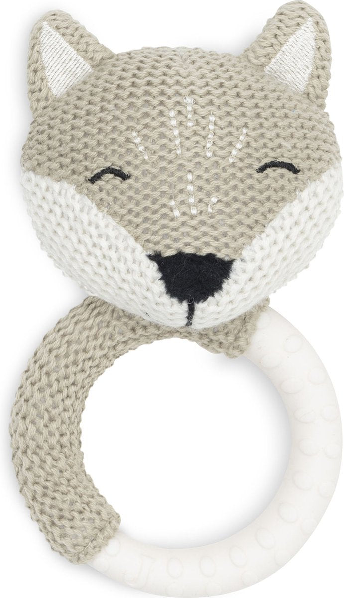 Jollein - anillo de dentición - anillos de dentición para bebés - zorro