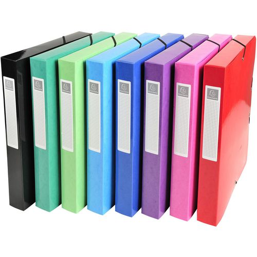 Cajas archivadoras exacompta surtido pack 8uds
