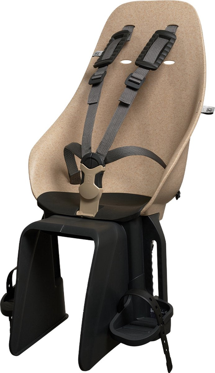 Urban iki bio fietsstoeltje achter ta–ke mik hd - oishi beige bincho black
