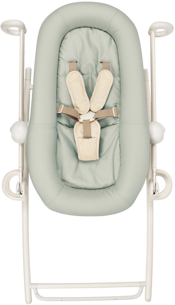Béaba sitter relax up down plus - 4 verstelbare hoogtes - tem 9 kg 9 maanden - inclusief zitverkleiner - seagrass - wipstoel