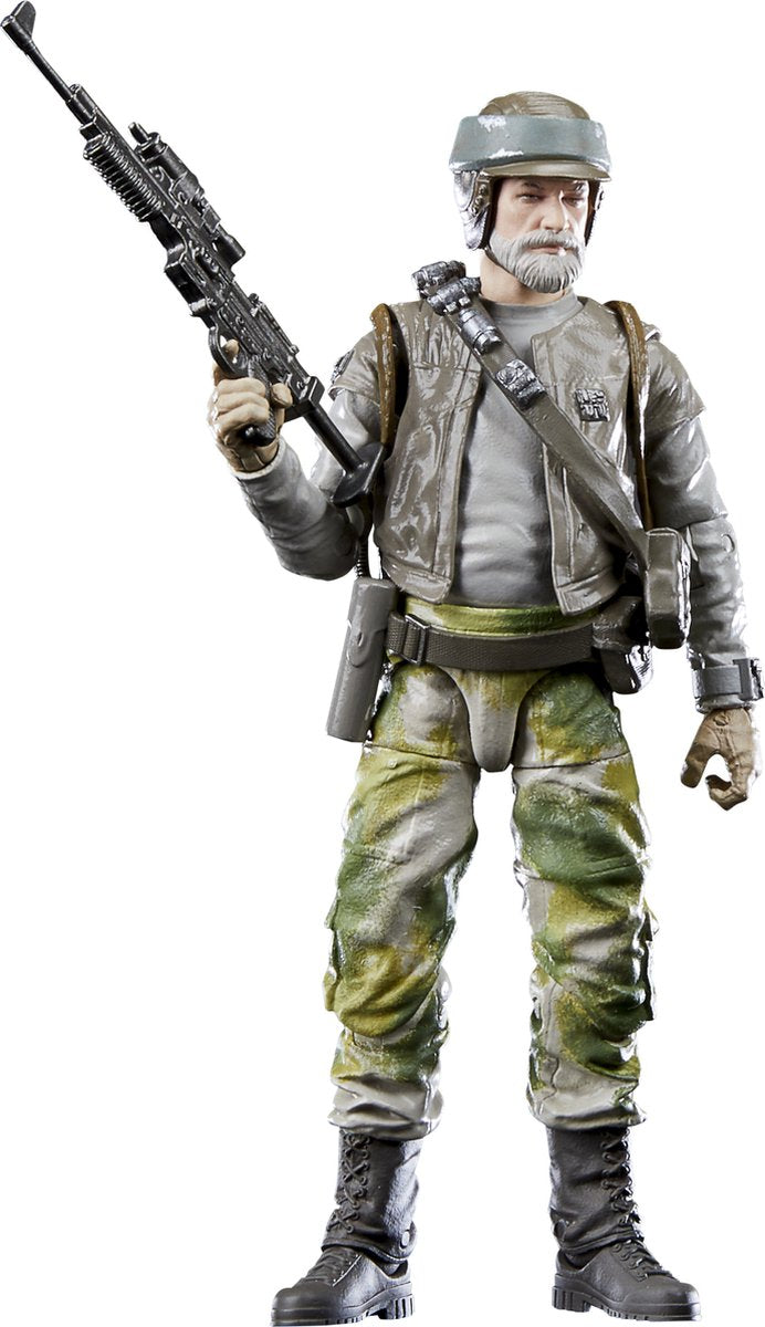Disney hasbro star wars - star wars episodio vi 40° anniversario serie nera commando ribelle action figure 15 cm - multicolore