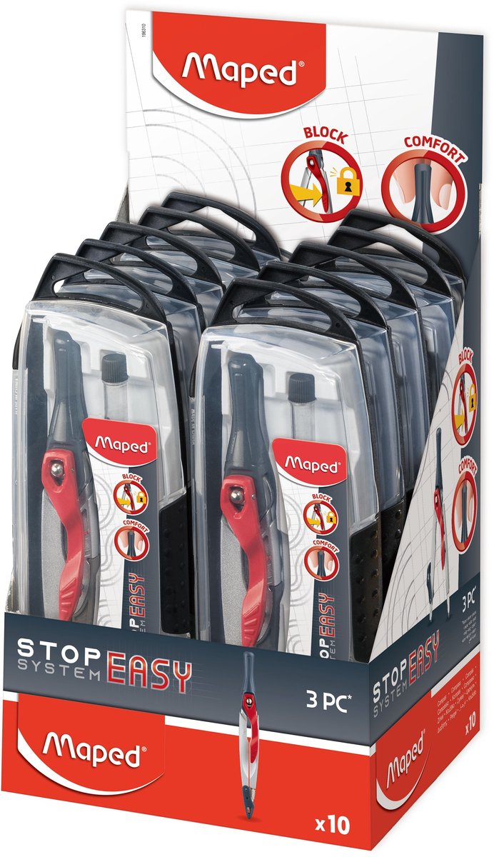 Maped office stop system innovation passer met 2 mm vulling - 3-delige set