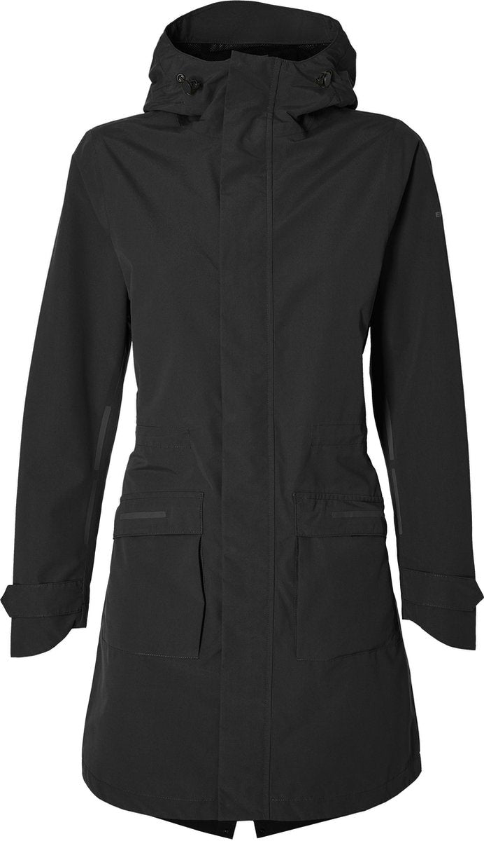 Basil Rain Parka Mosse da donna Jet Black XL