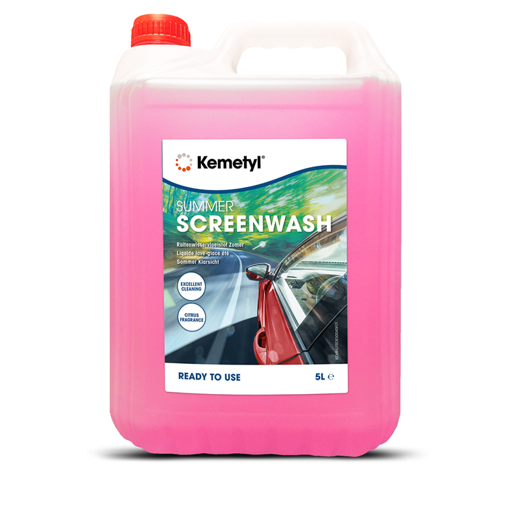 Kemetyl 1059296 - liquido lavavetri estivo 5l | 3 pezzi