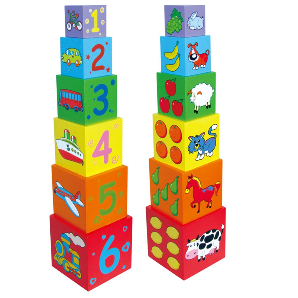 Scatole impilabili Viga, dimensioni 48x11x11 cm, 6 parti 1 set