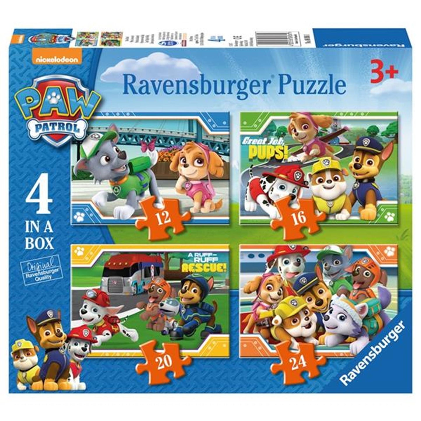 Ravensburger - Paw Patrol Puzzle 4in1