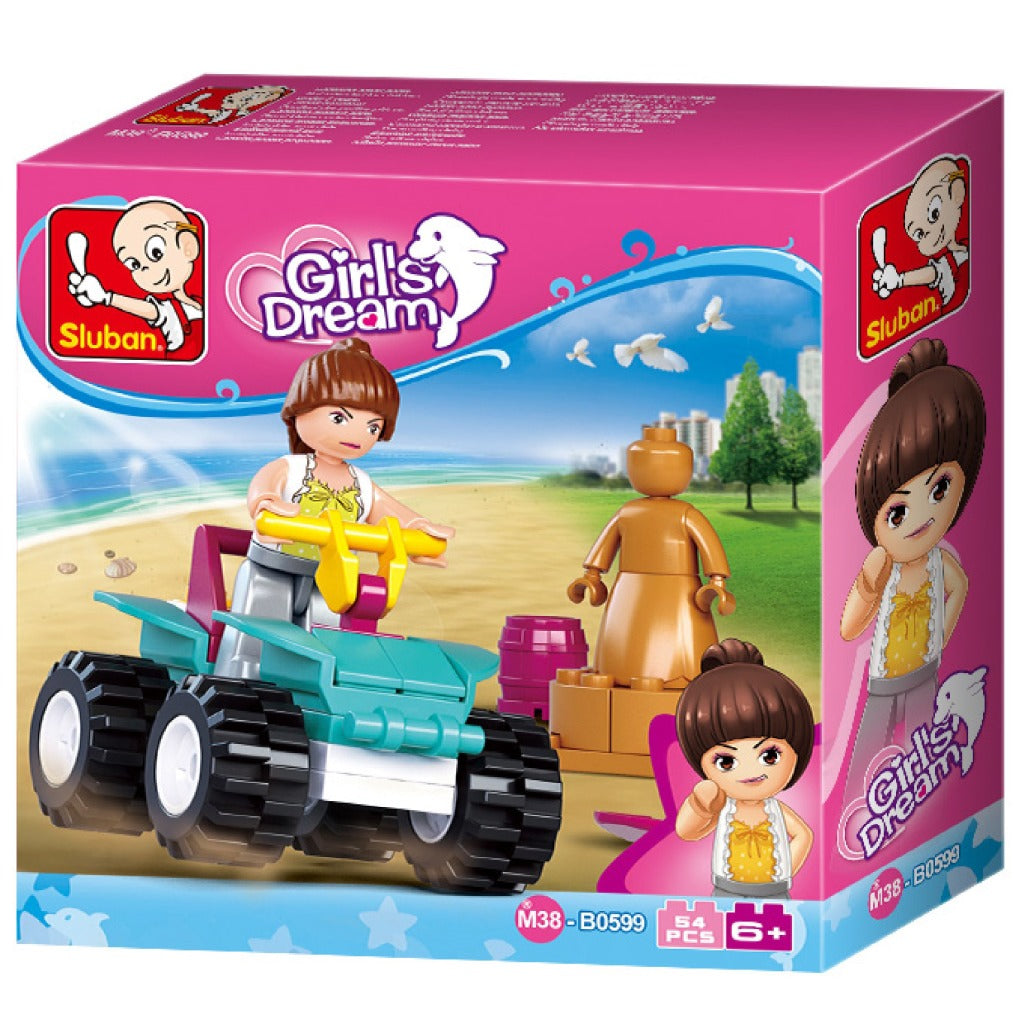 Sluban M38-B0599 Girls Dream Beach Quad 54 piezas