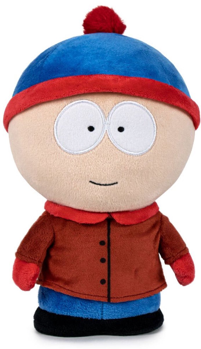 South Park Stan - Peluche coccolone 27 cm [bambola coccolosa per bambini ragazzi ragazze | merce dei cartoni animati | Kenny, Cartman, Stan, Kyle South Park South Park