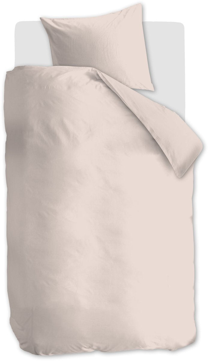 Copripiumino Ambiante cotone uni - singolo - 140 x 200 220 cm - rosa chiaro