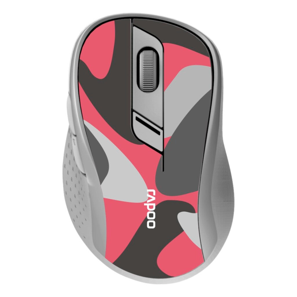 Rapoo Rapoo M500 Silent Pacific Multimodus Wireless Optical Mouse Red Rojo