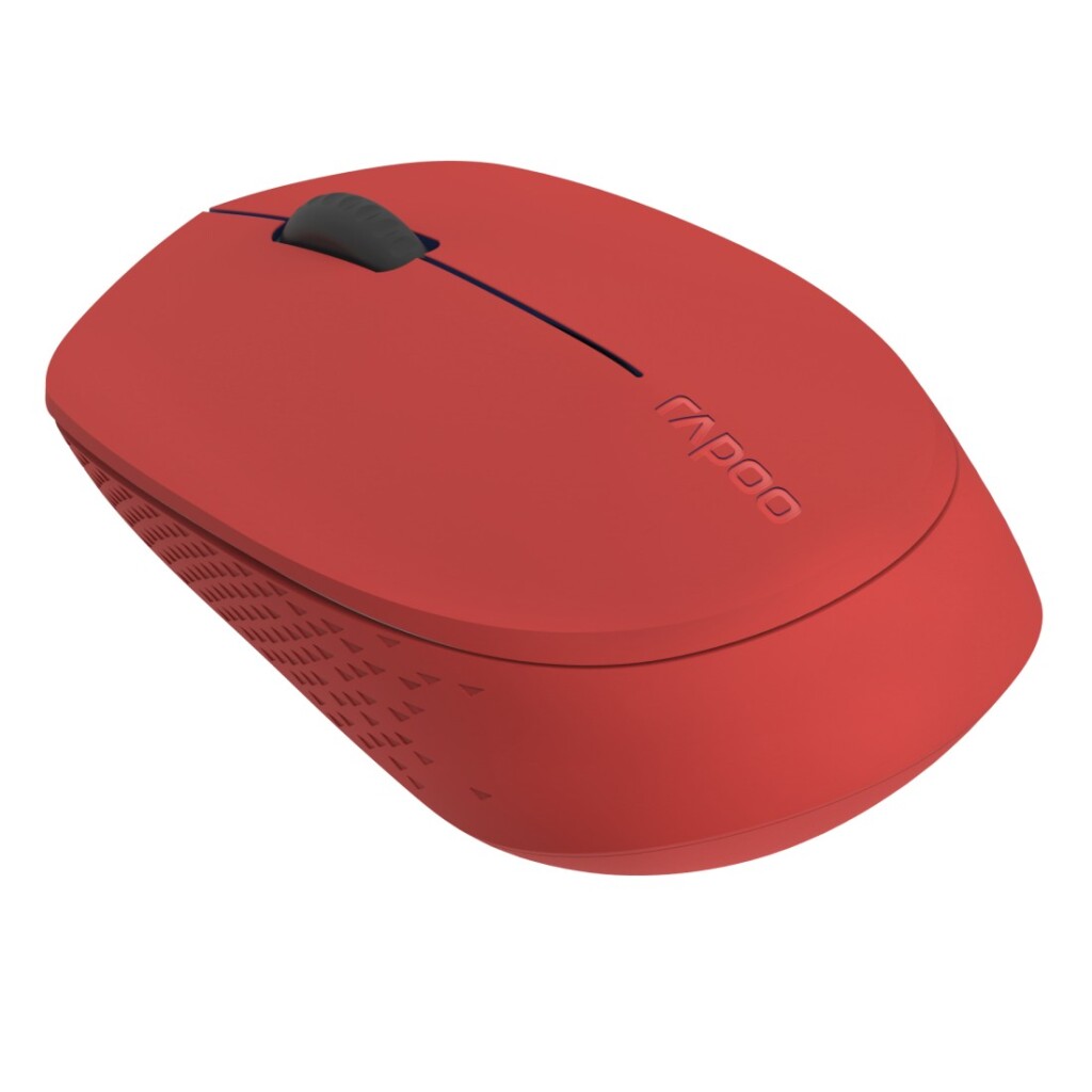 Mouse ottico wireless multimodale silenzioso Rapoo m100 rosso