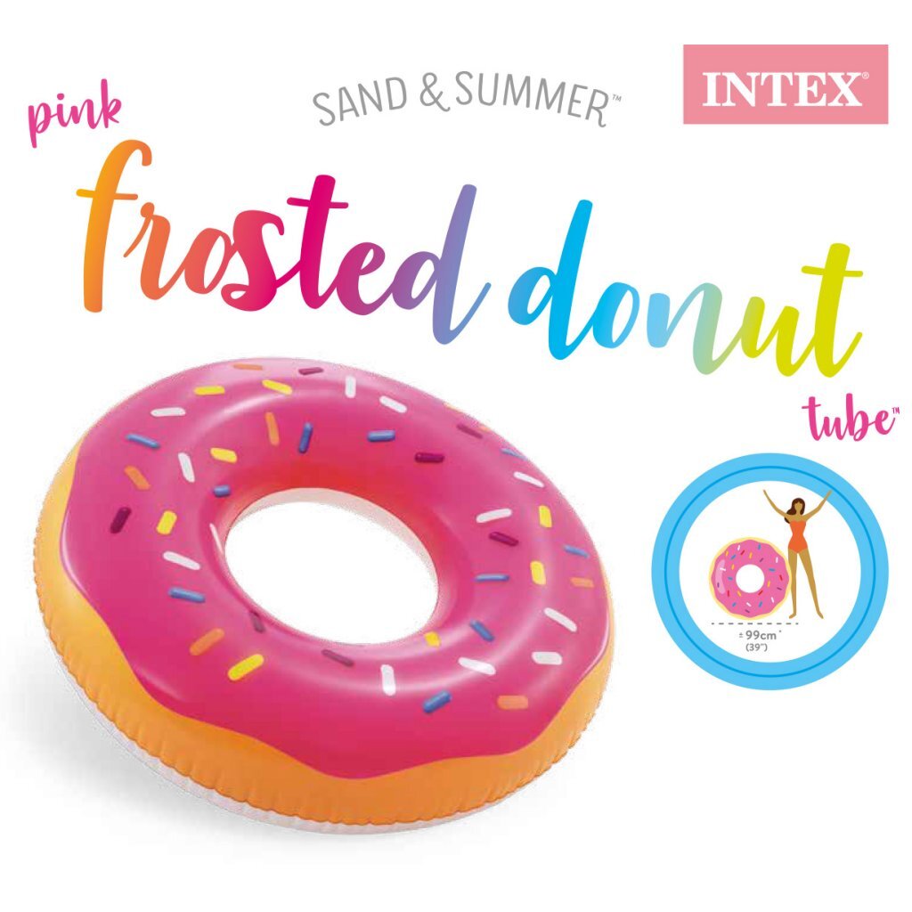 Banda di nuoto di ciambelle Pink Intex