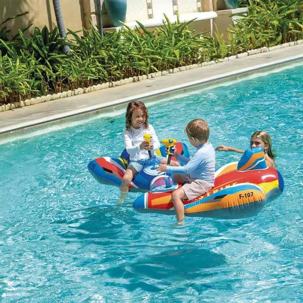Intex 57531nk jet da combattimento cavalcabile assortiti
