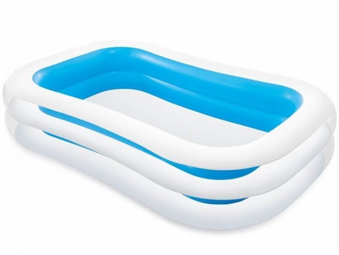 Piscina gonfiabile intex piscina in famiglia blu blu