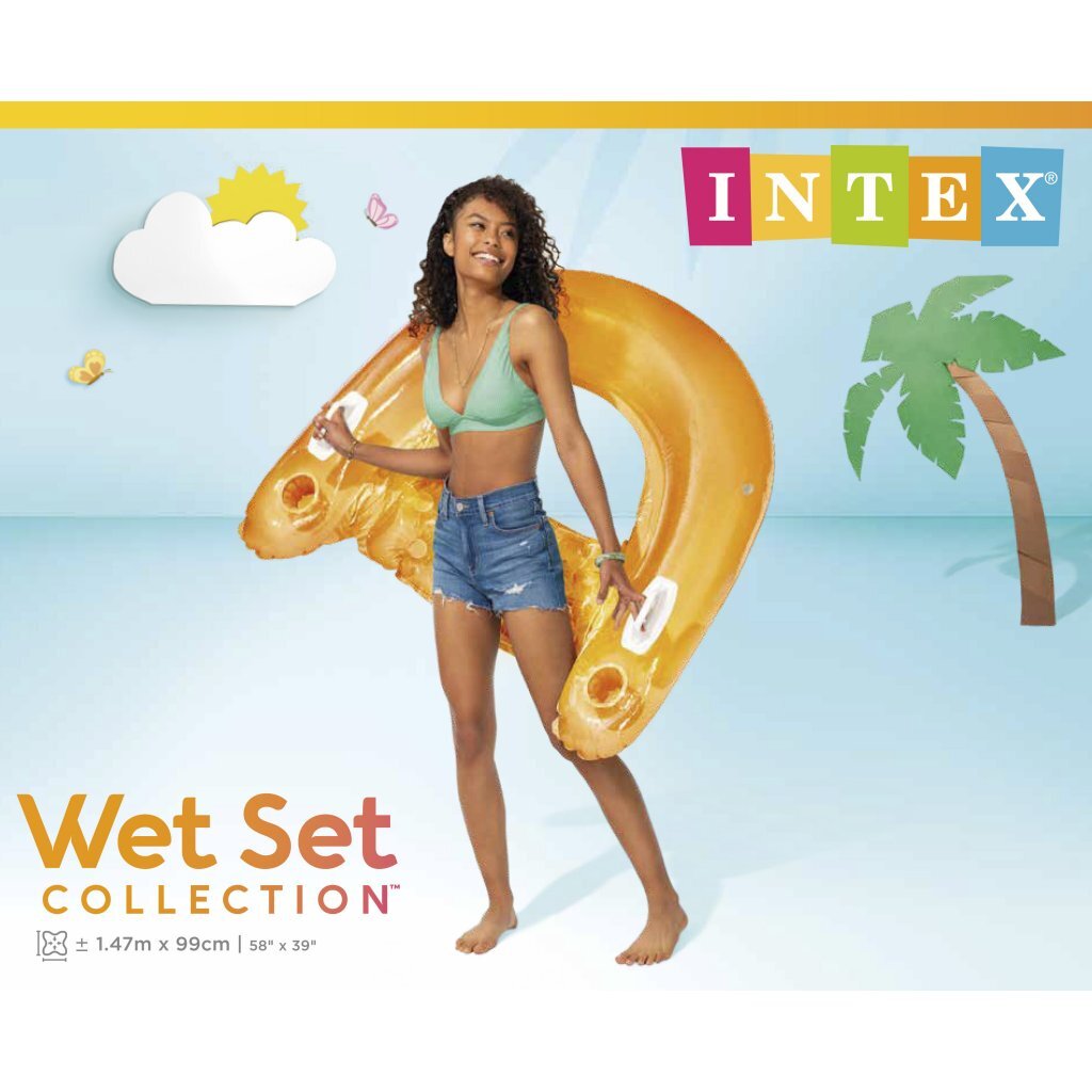 Sedia mobile gonfiabile intex rosa