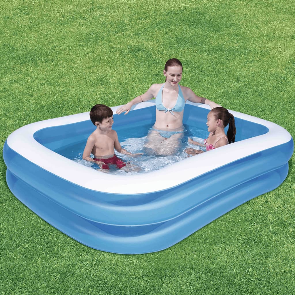 Bestway piscina rectangular 211x132x46 cm azul