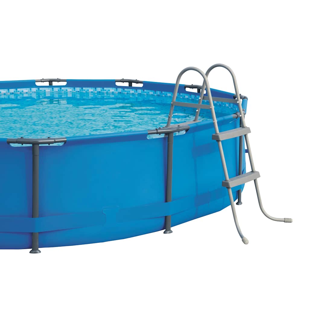 Escalera de piscina de la mejorway 2 pasos fluye echa de flujo 84 cm