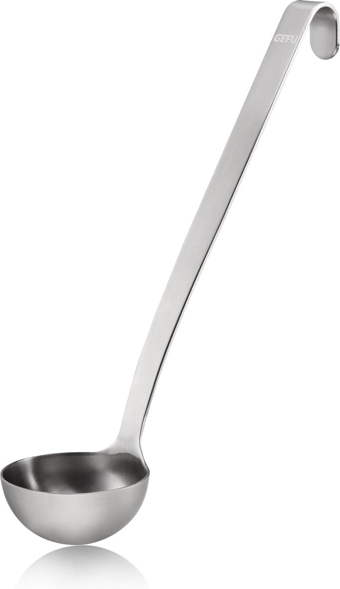 Cuchara sopera Gefu baseline 7 cm – acero inoxidable – para sopa, salsa y servir